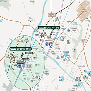 사업지의 세부지도입니다